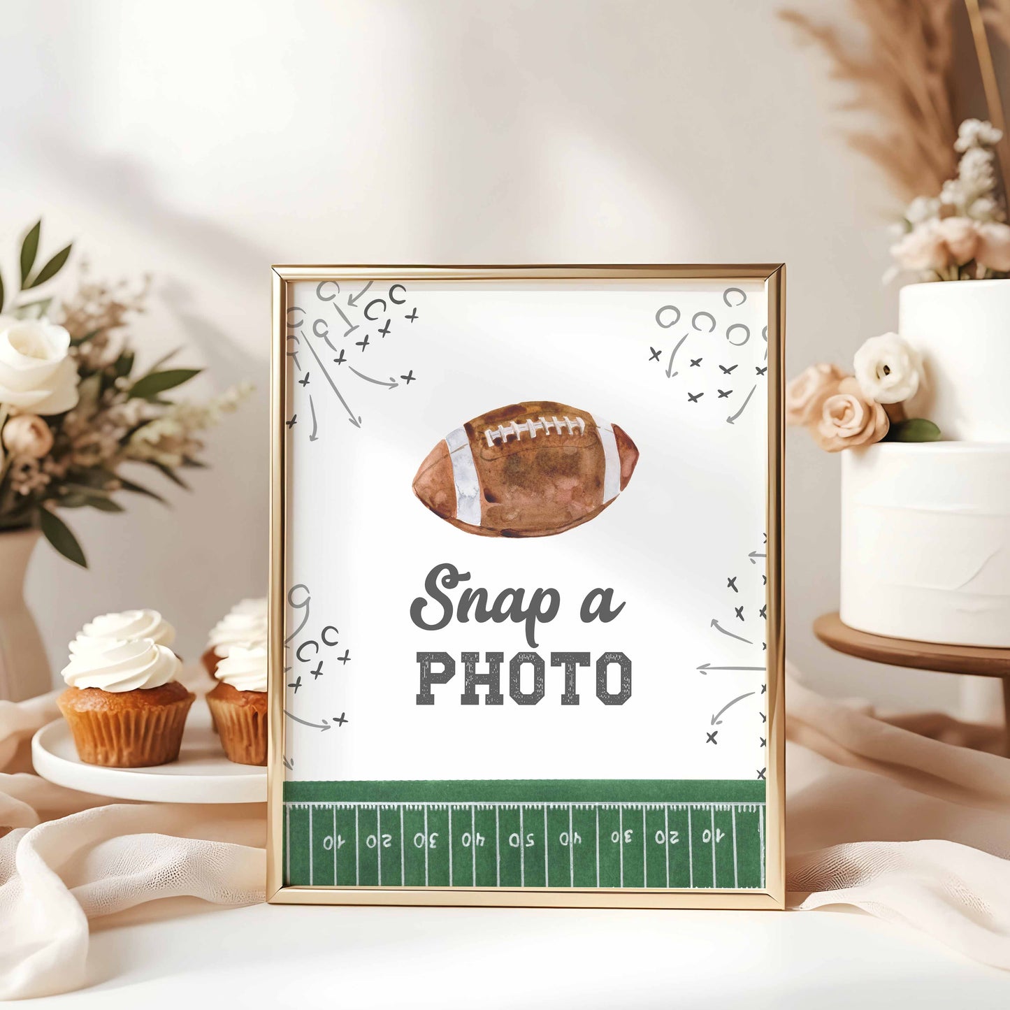 Snap A Photo Party Sign Printable by High Peaks Studios