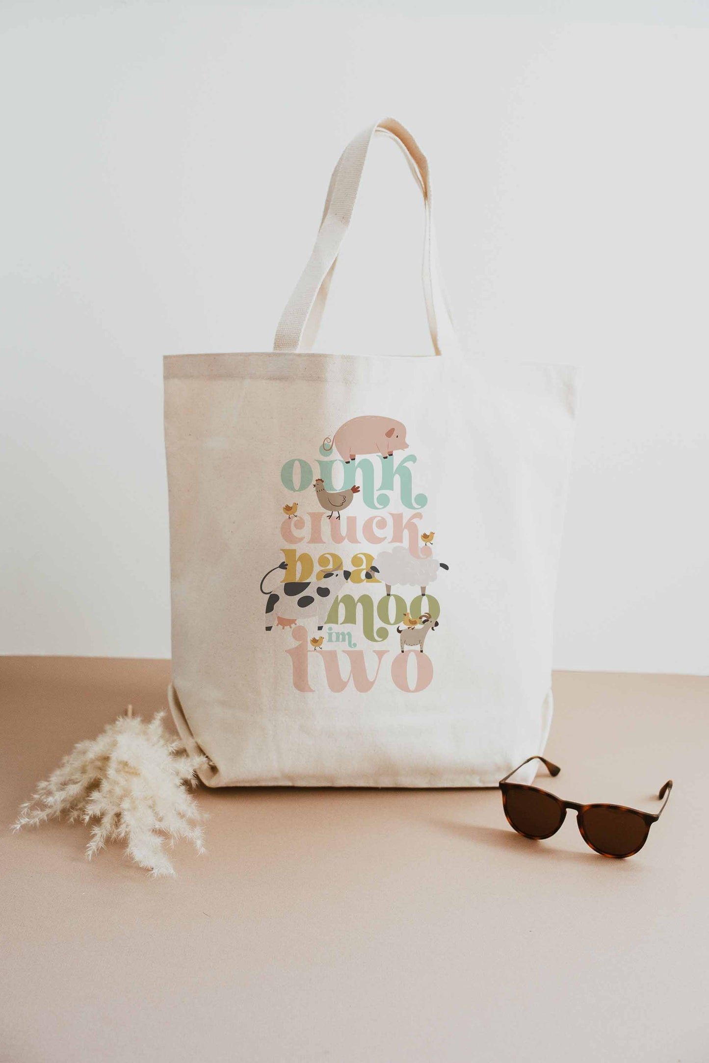 Oink Cluck Baa Moo Farm Sublimation PNG - High Peaks Studios
