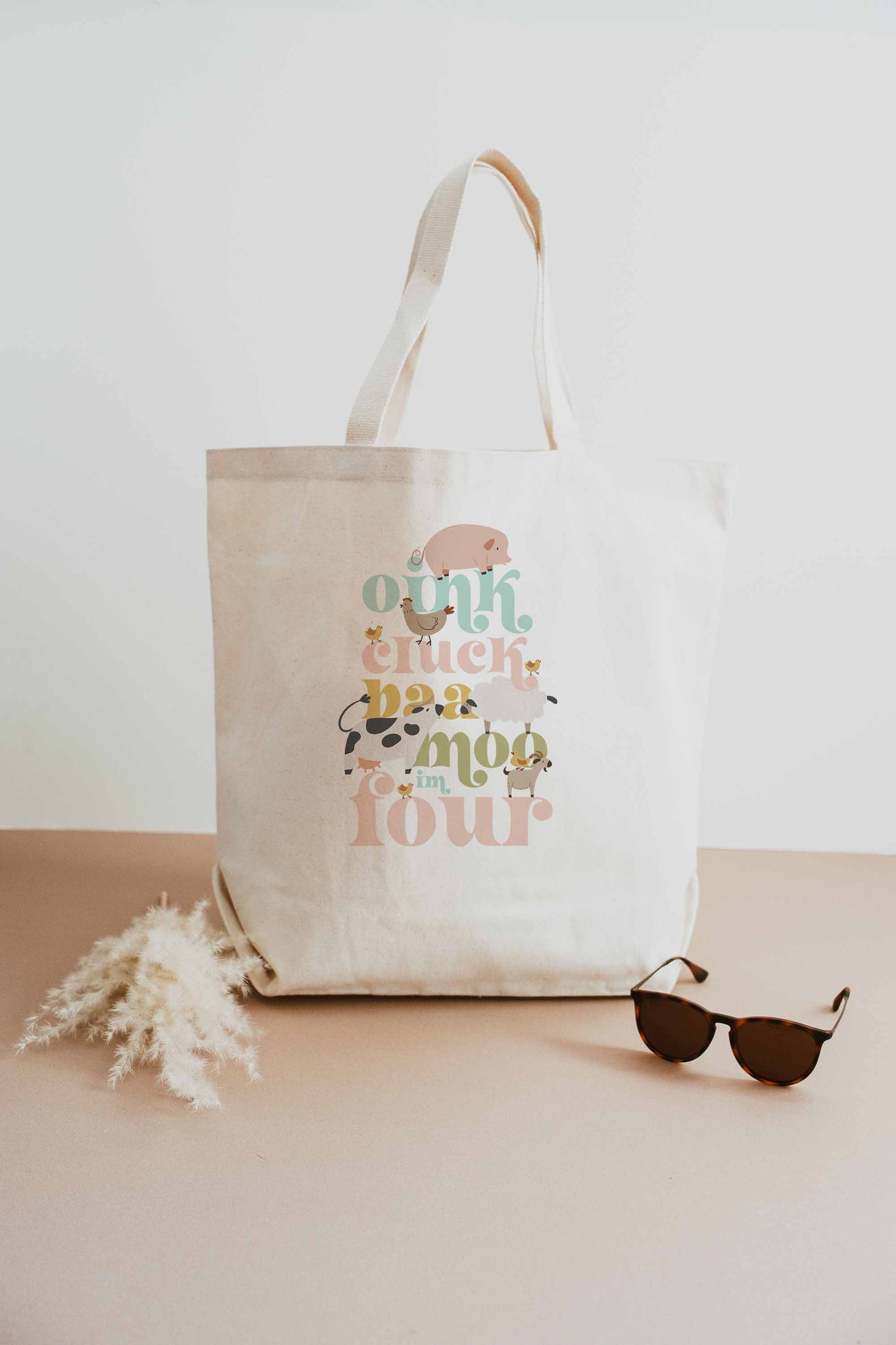 Oink Cluck Baa Moo Farm Sublimation PNG - High Peaks Studios