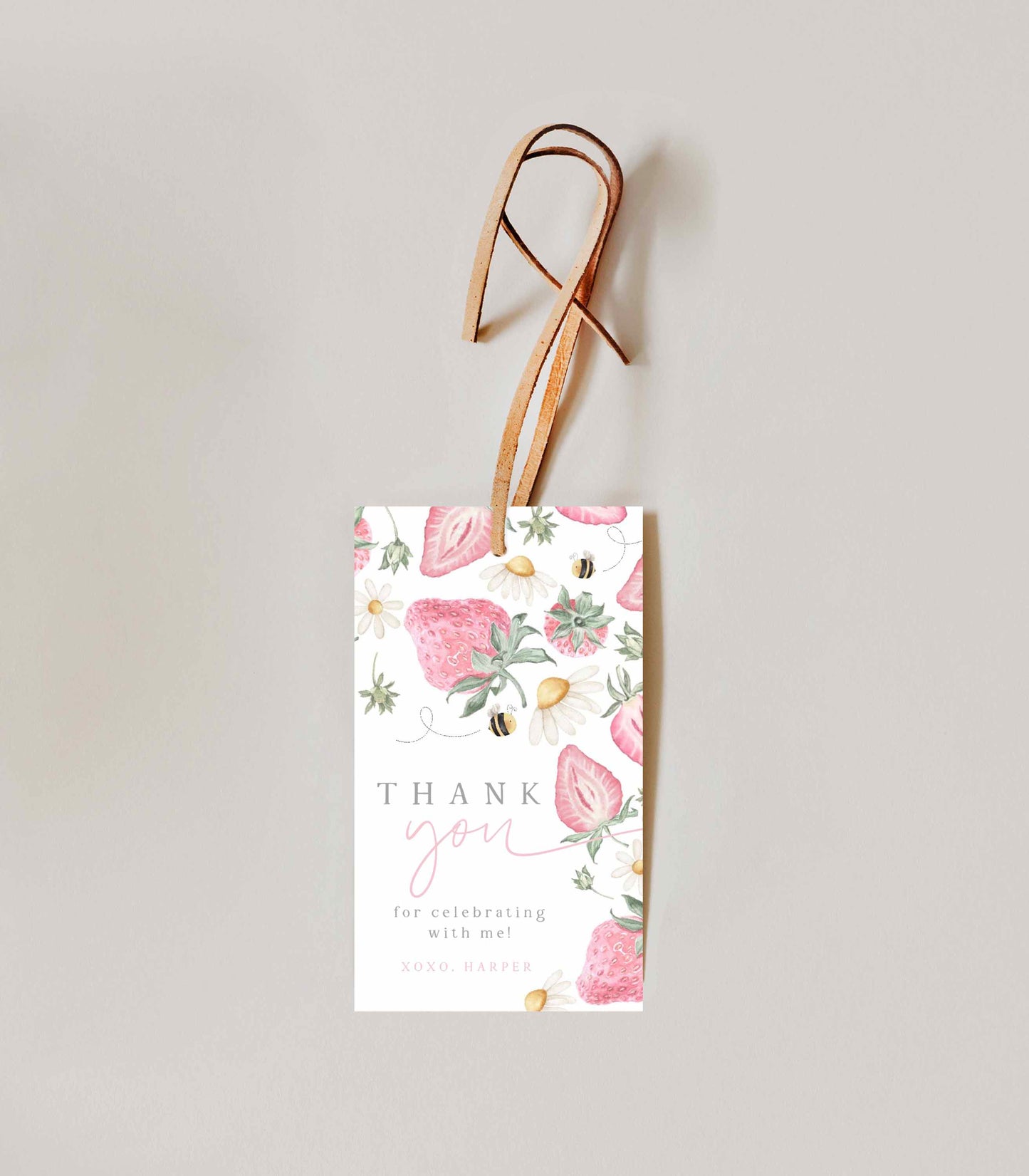 Berry First Birthday Favor Tag Printables - High peaks Studios