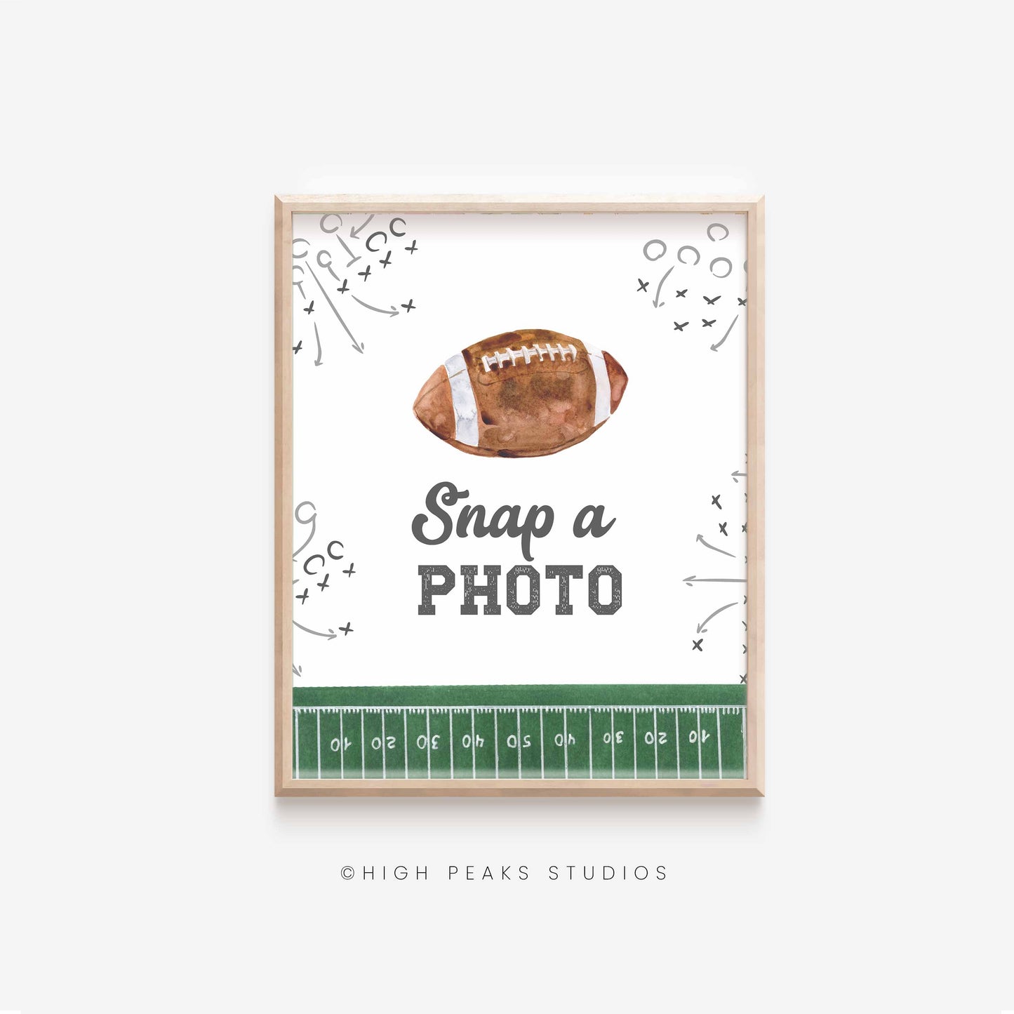 Snap A Photo Party Sign Printable By High Peaks Studios