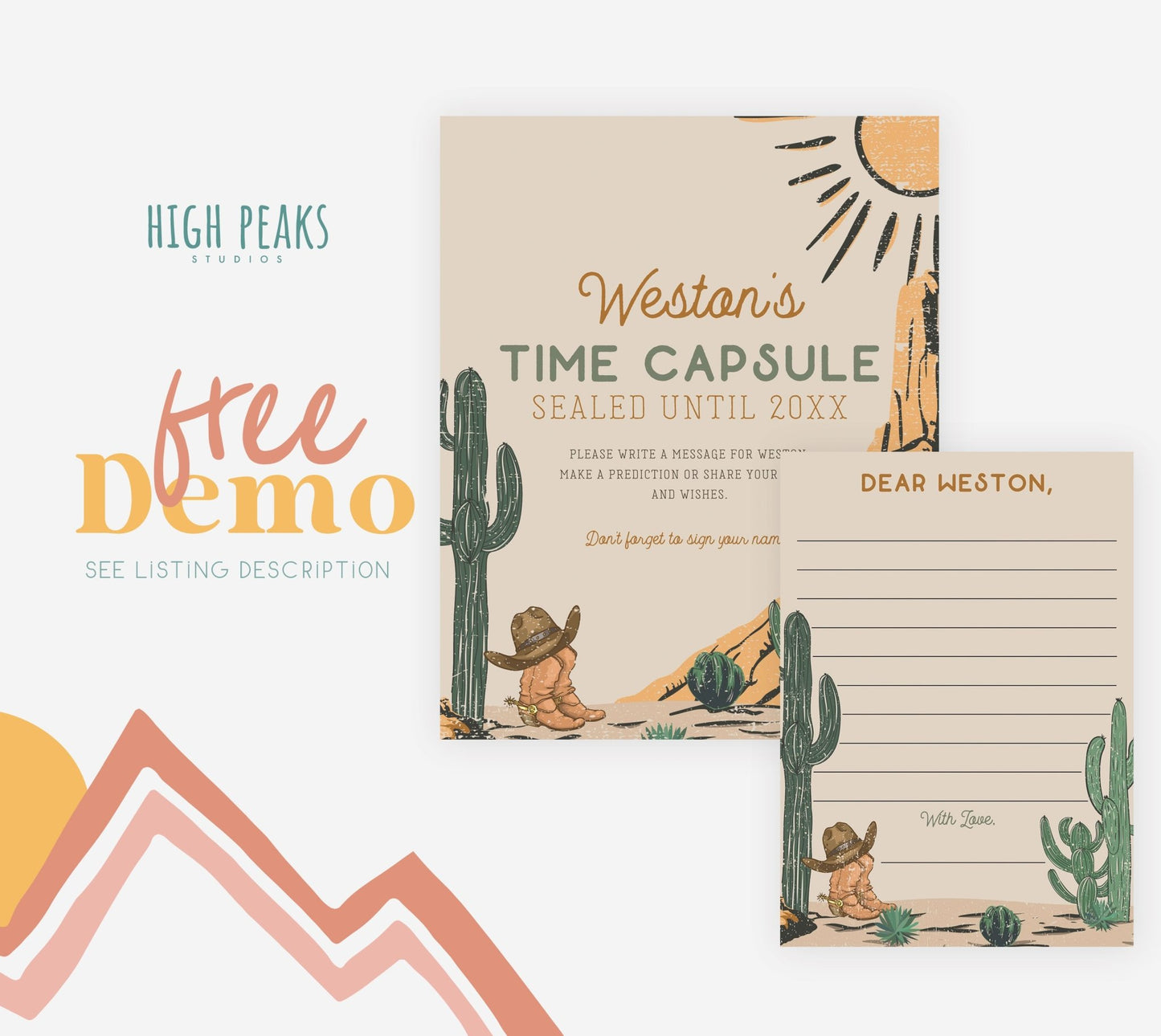 Birthday Time Capsule - How The West Was ONE - High Peaks Studios