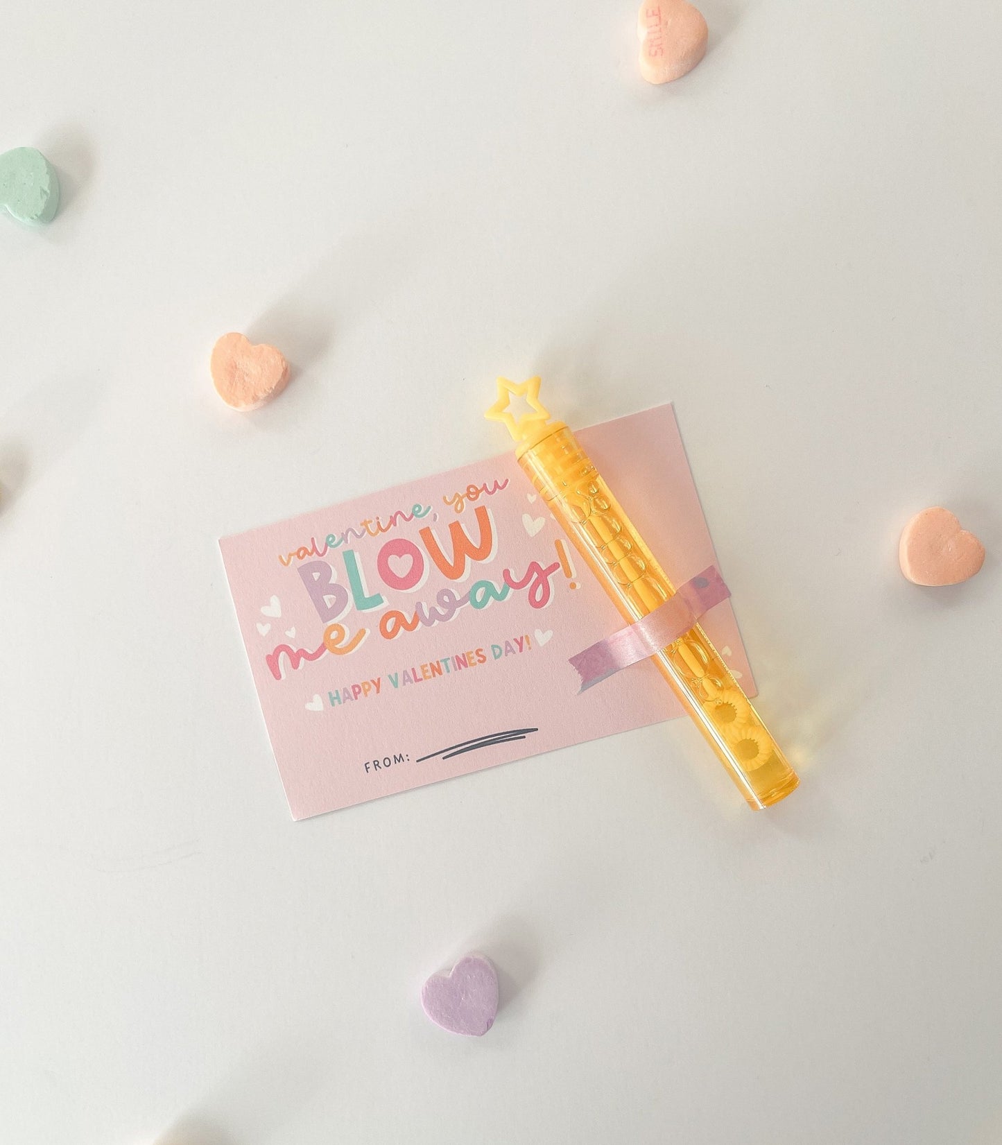 Bubble Stick Kids Valentine Printables - High Peaks Studios