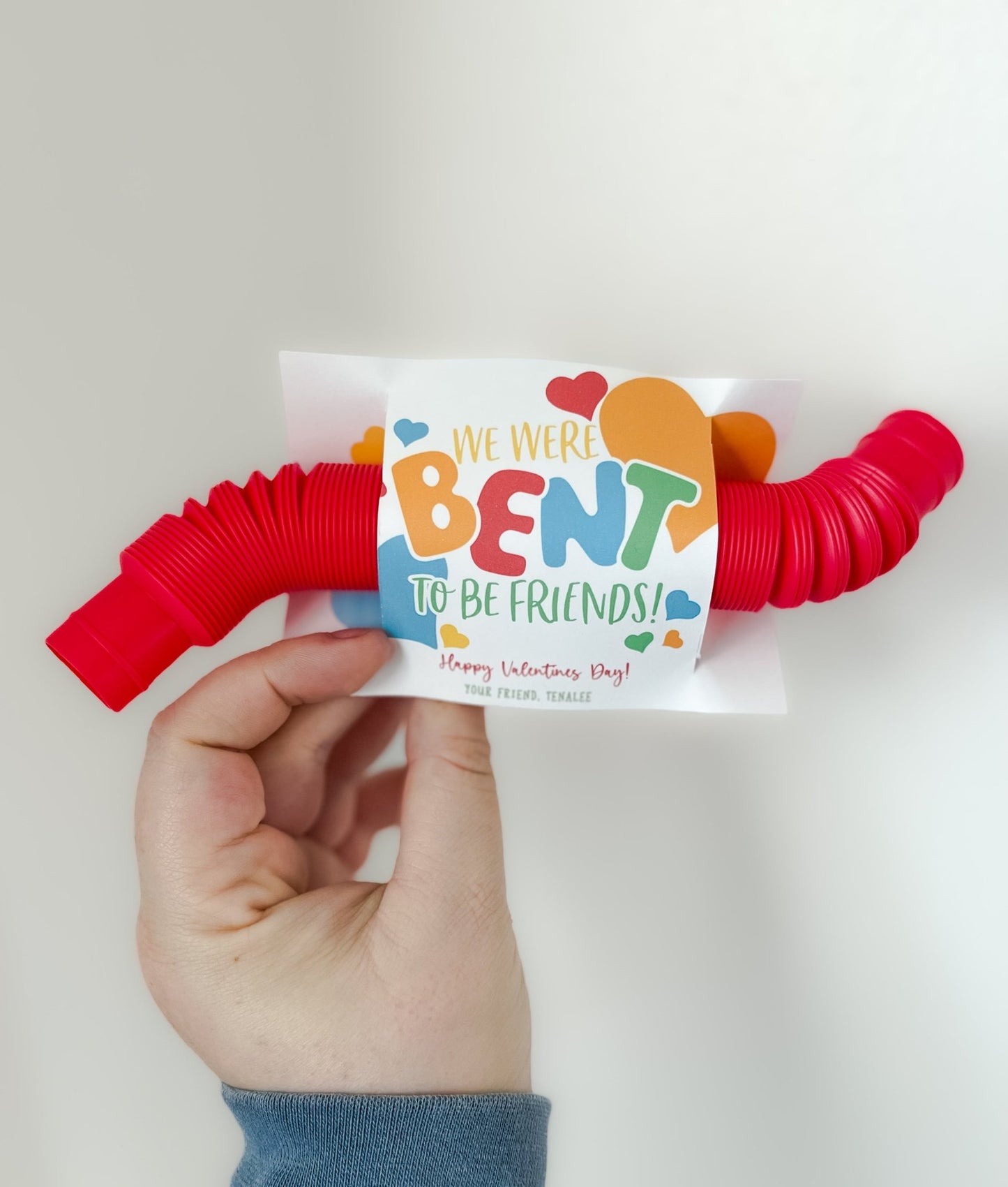 Fidget Pop Tube Valentine - High Peaks Studios