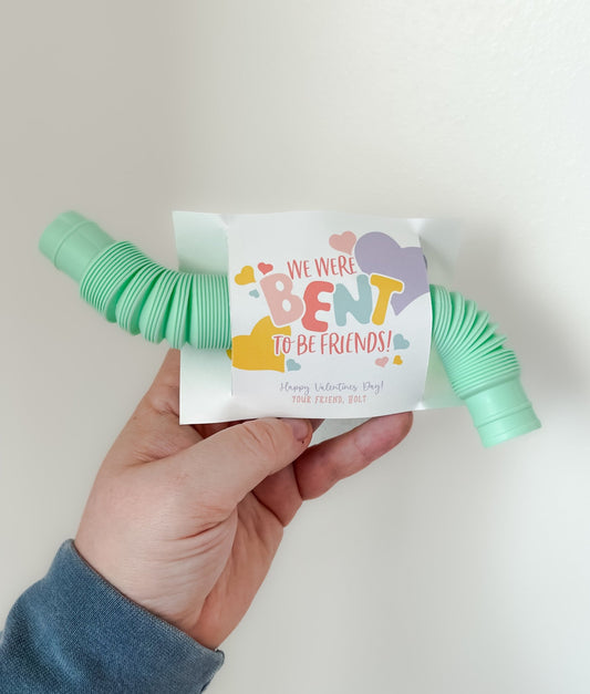 Fidget Pop Tube Valentine - High Peaks Studios