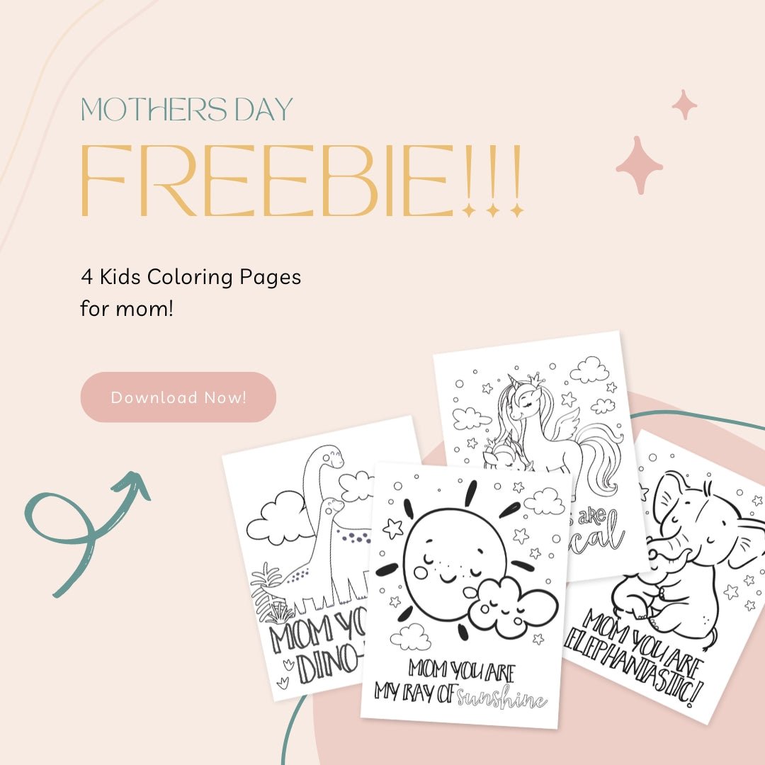 Free Mothers Day Coloring Pages - High Peaks Studios