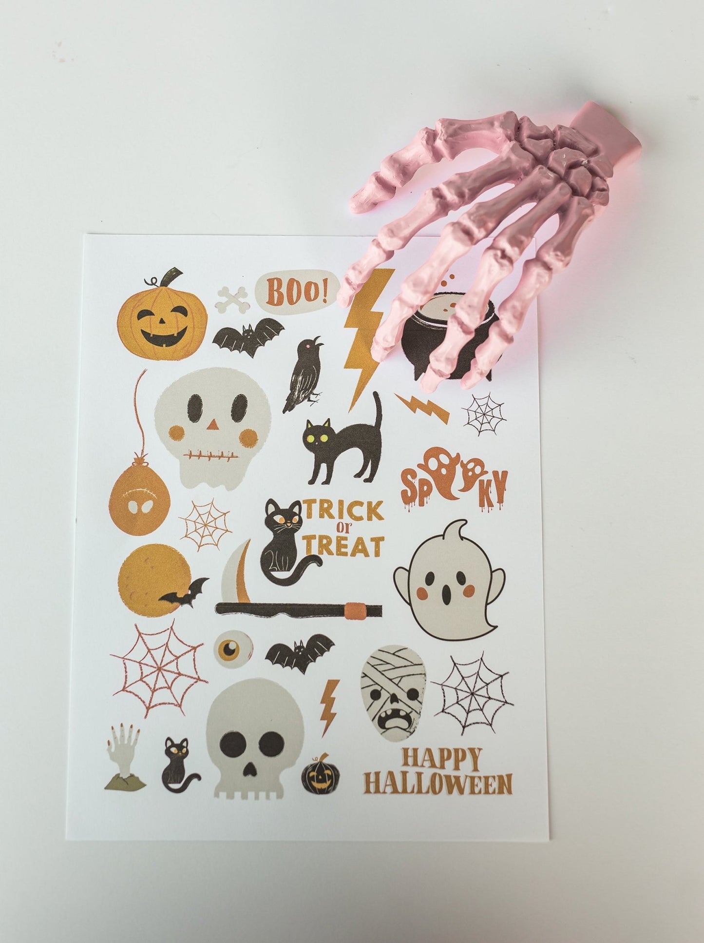 Halloween Temporary Tattoo Printable Sets - High Peaks Studios