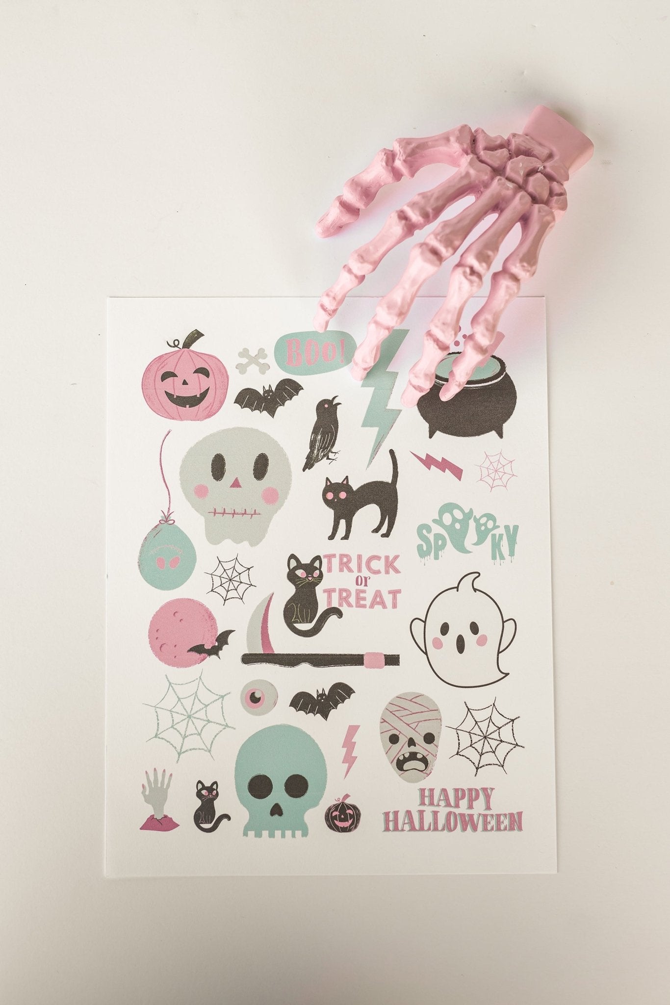 Halloween Temporary Tattoo Printable Sets - High Peaks Studios