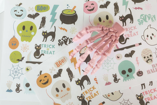 Halloween Temporary Tattoo Printable Sets - High Peaks Studios