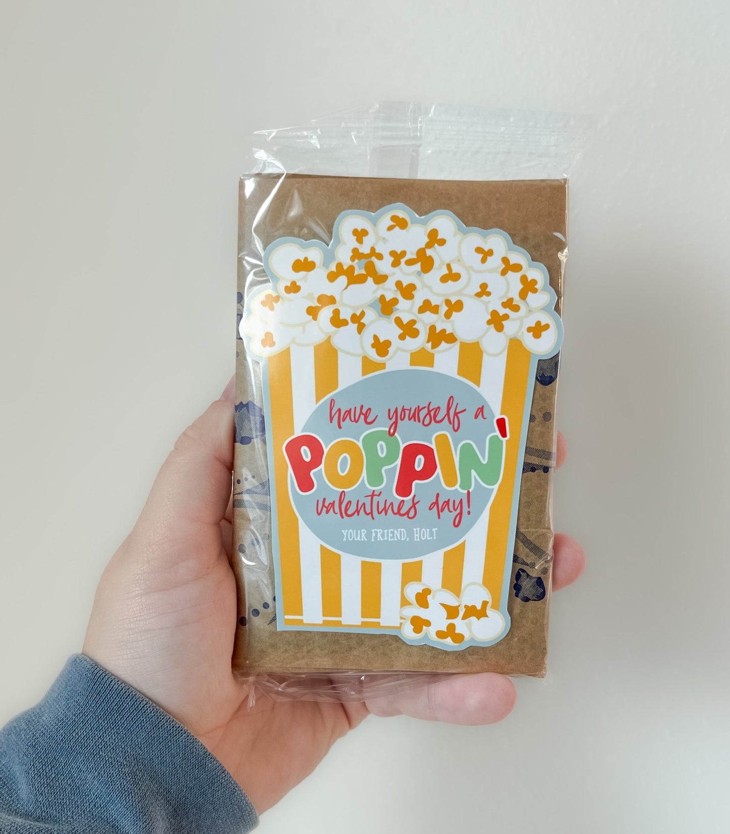 Popcorn Valentine Printables - High Peaks Studios