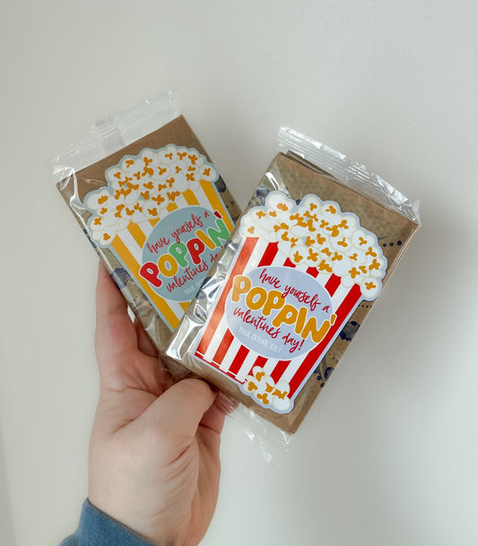 Popcorn Valentine Printables - High Peaks Studios