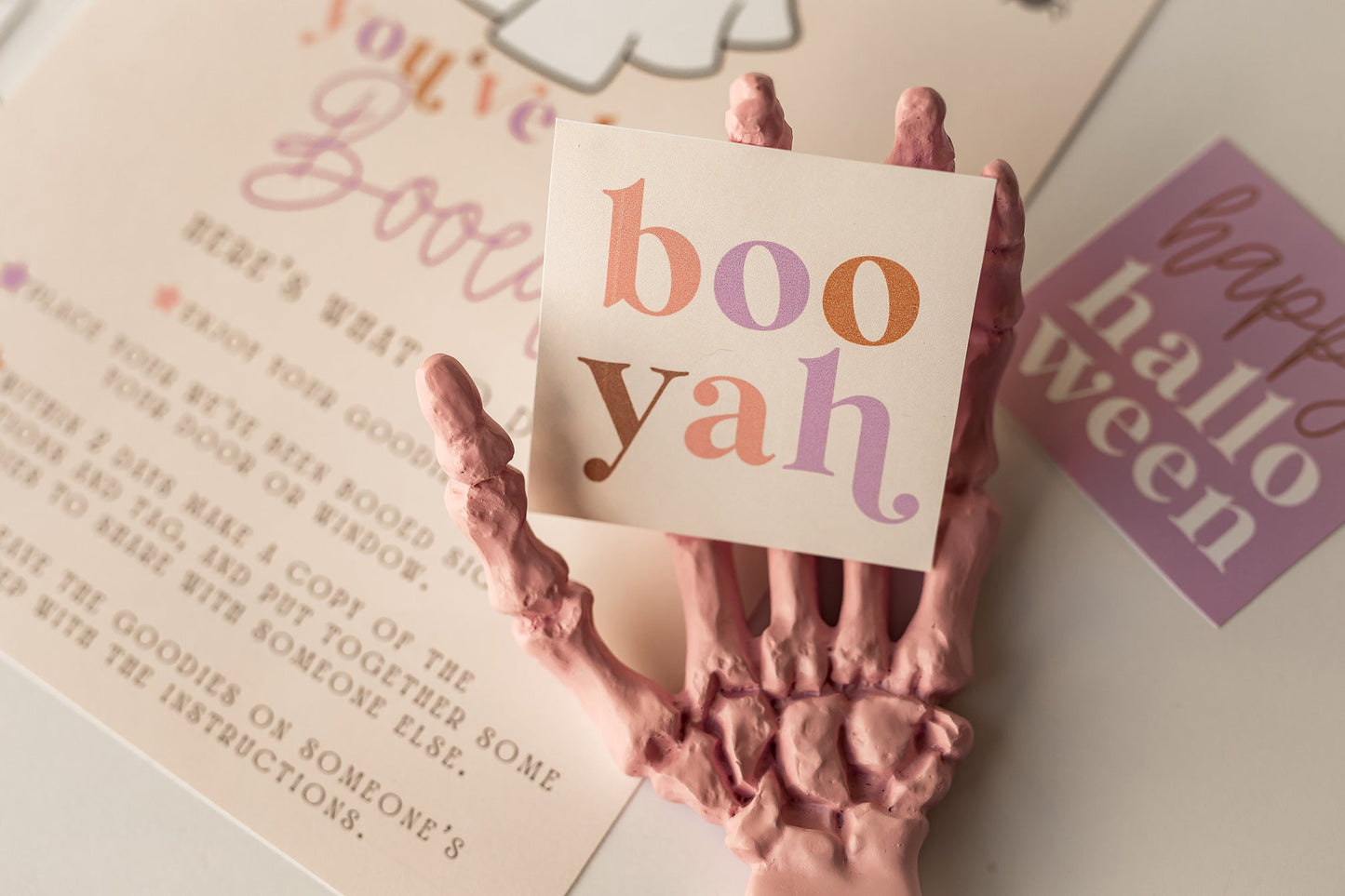Retro You've Been Booed Printable Set - High Peaks Studios
