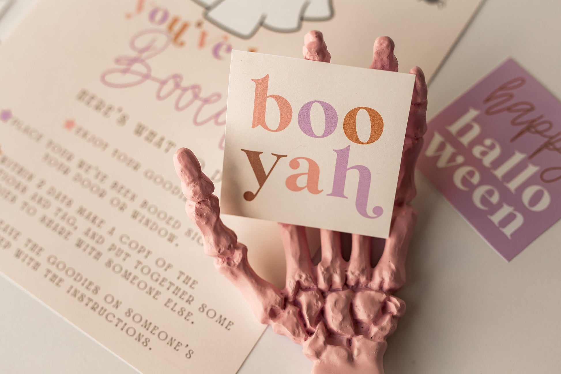 Retro You've Been Booed Printable Set - High Peaks Studios