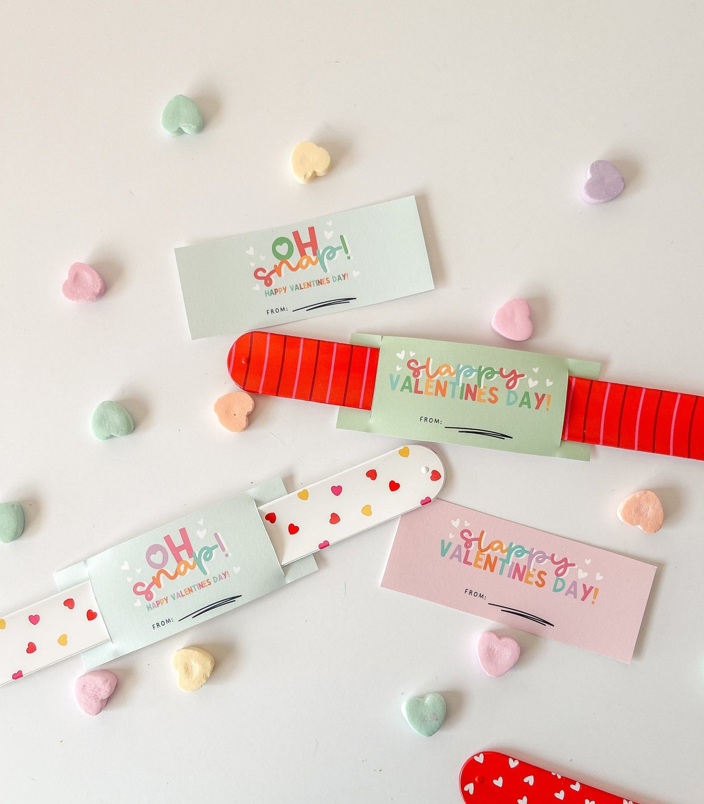 Slap Bracelet Valentine Printable - High Peaks Studios