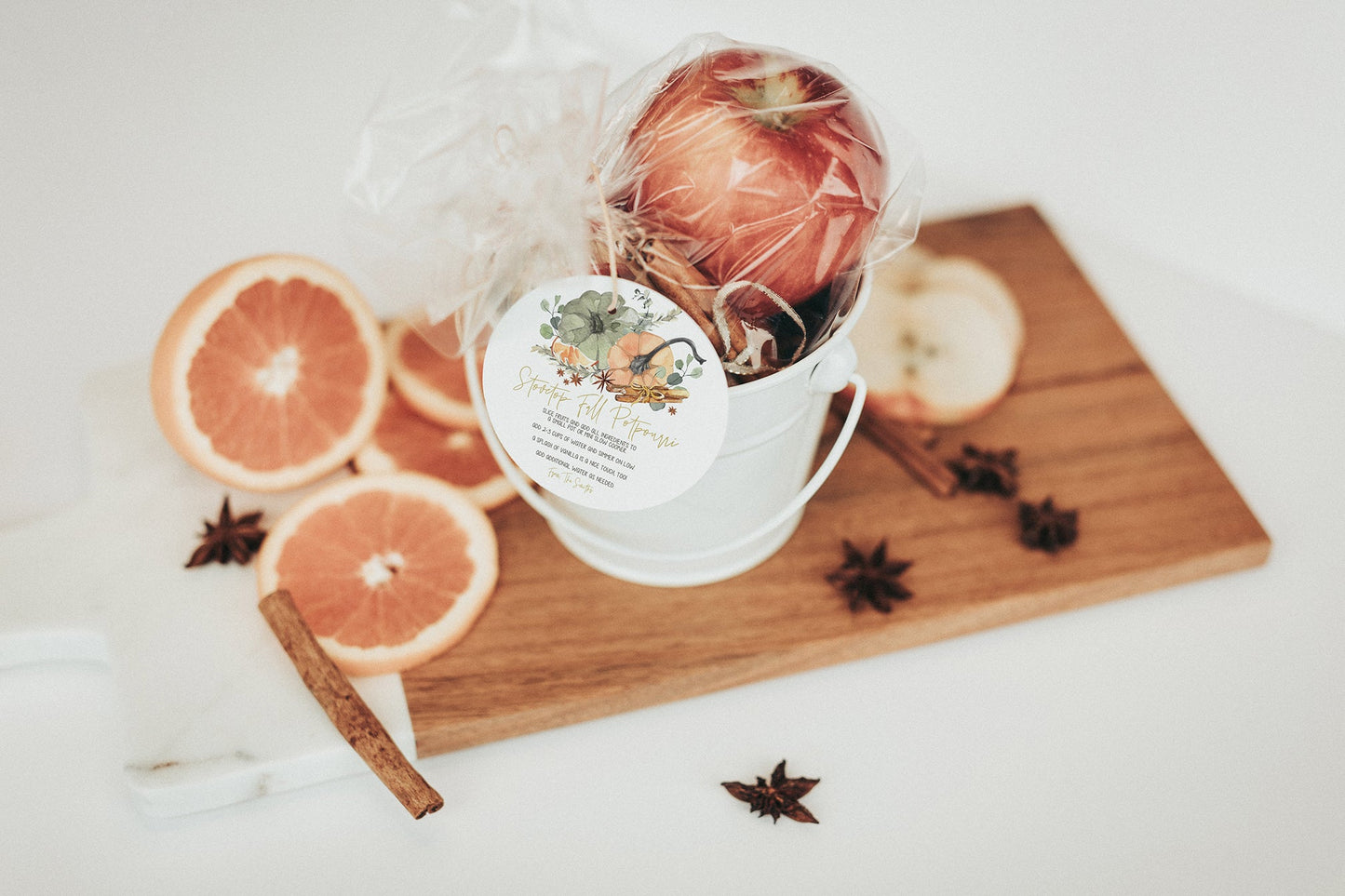 Stovetop Fall Potpourri Gift Tag - High Peaks Studios