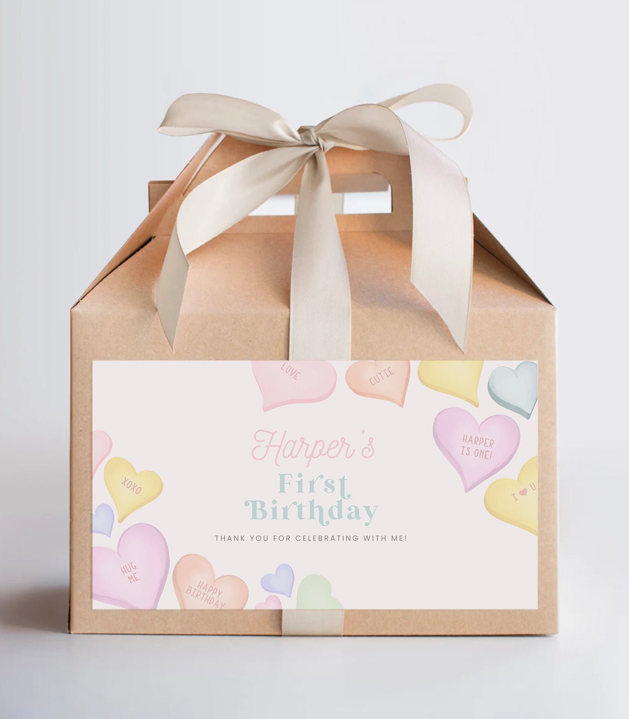 Sweetheart Gable Box Label - High Peaks Studios