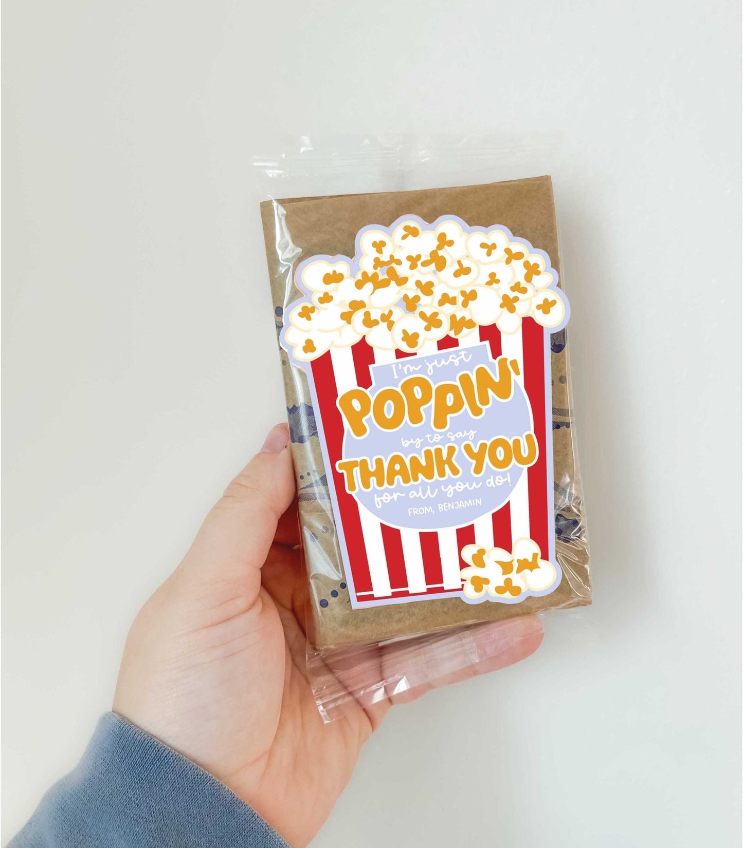 Teacher Appreciation Popcorn Printables - High Peaks Studios