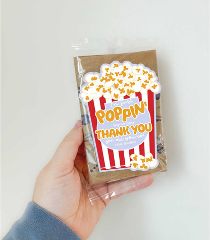 Teacher Appreciation Popcorn Printables - High Peaks Studios