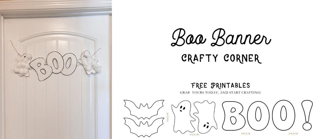 Crafty Corner Series: Create a Spooktacular Boo Banner with Your Kids - High Peaks Studios