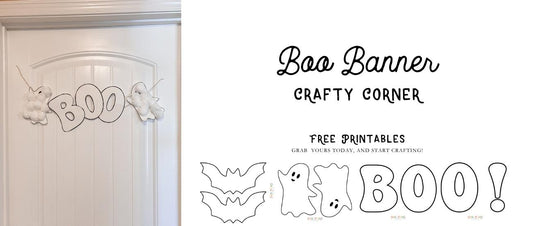 Crafty Corner Series: Create a Spooktacular Boo Banner with Your Kids - High Peaks Studios LLC