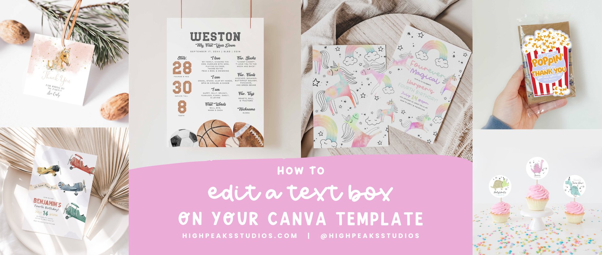 How To Edit a Text Box On Your Canva Template – High Peaks Studios LLC