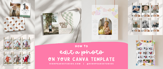 How To Edit a Photo On Your Canva Template - High Peaks Studios LLC