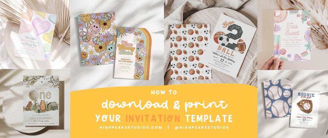 How to Print Your Invitation Template from Canva - High Peaks Studios LLC