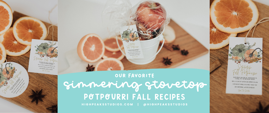 Our Favorite Simmering Stovetop Potpourri Fall Recipes - High Peaks Studios LLC