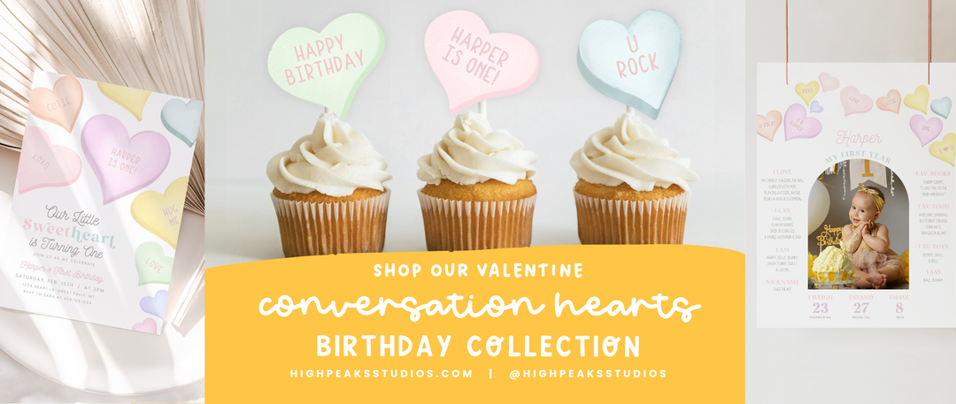 Shop Our Valentine Conversation Hearts Birthday Collection