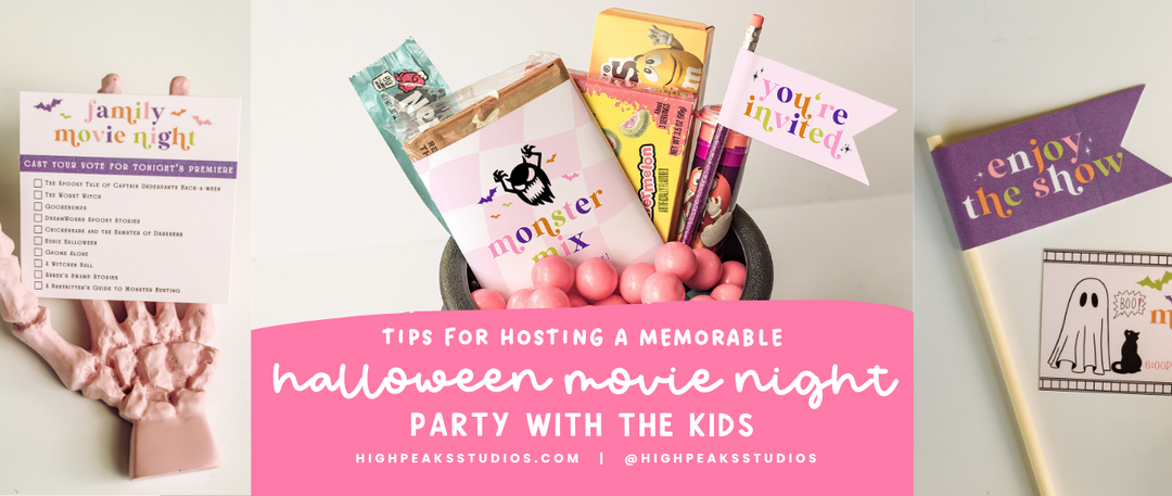 Tips for Hosting a Memorable Halloween Movie Night Party with the Kids - High Peaks Studios