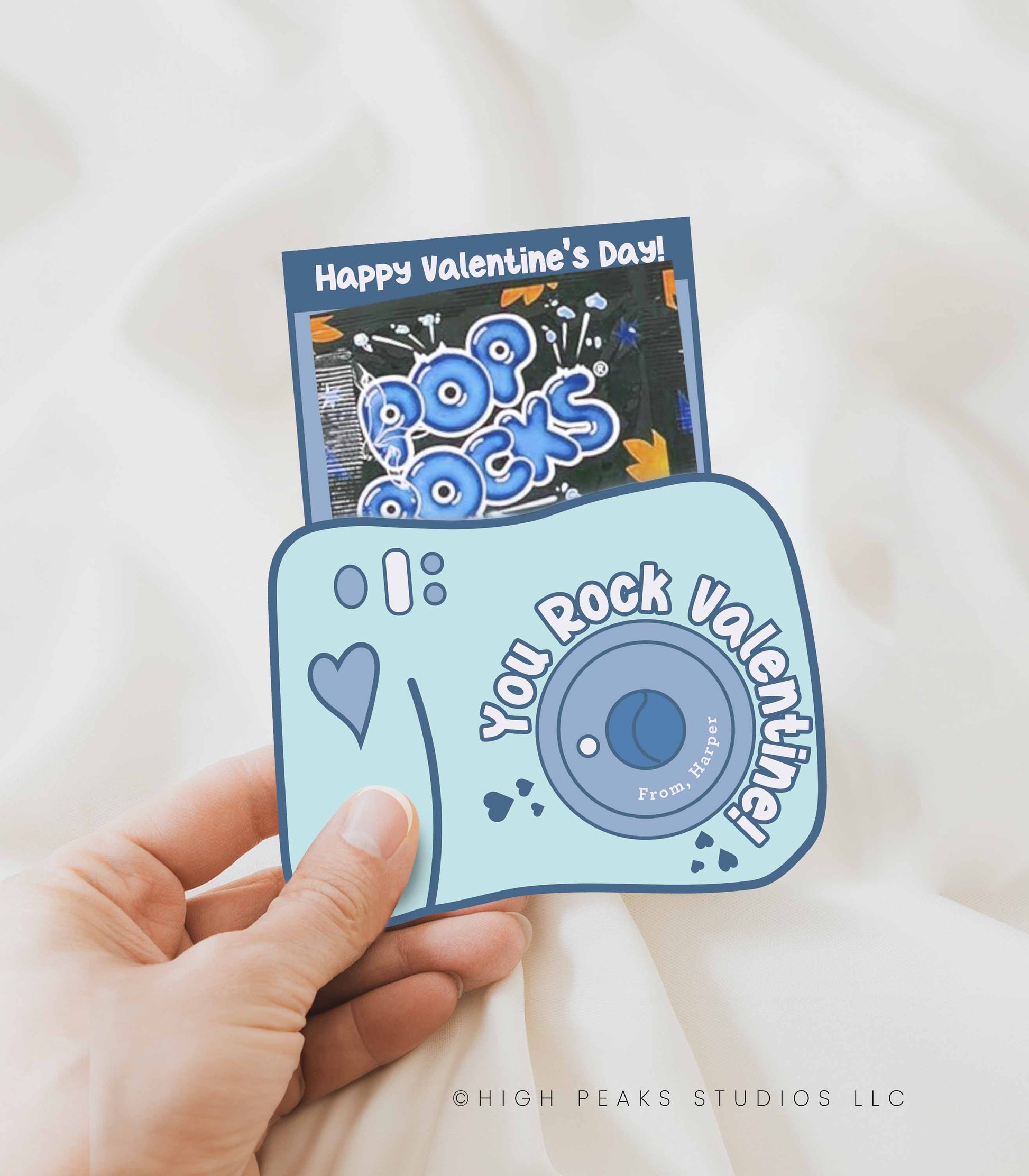 polaroid camera valentine printable - high peaks studios