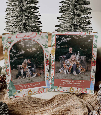 Nutcracker Christmas Photo Card Template