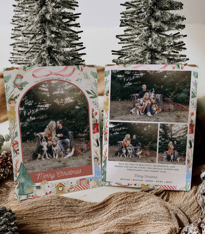 Nutcracker Christmas Photo Card Template