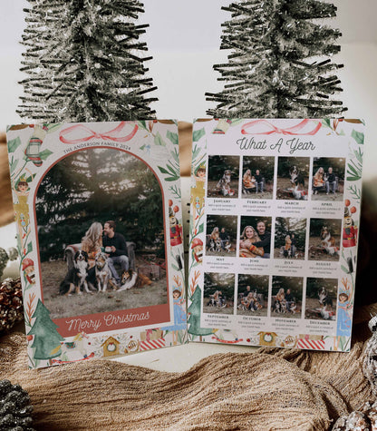 Nutcracker Christmas Photo Card Template