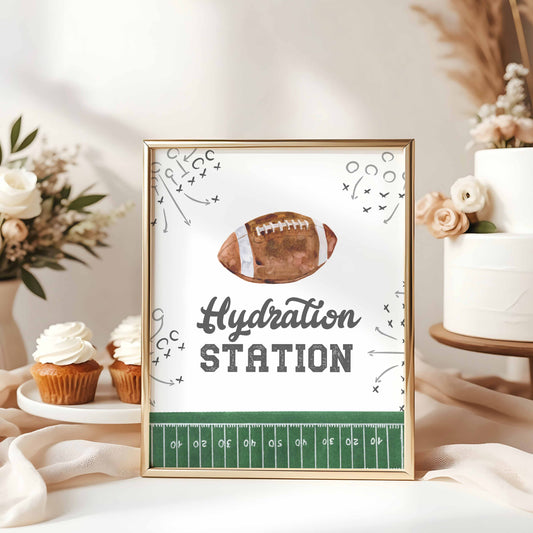 Hydration Station Party Sign Printable by High Peaks Studios