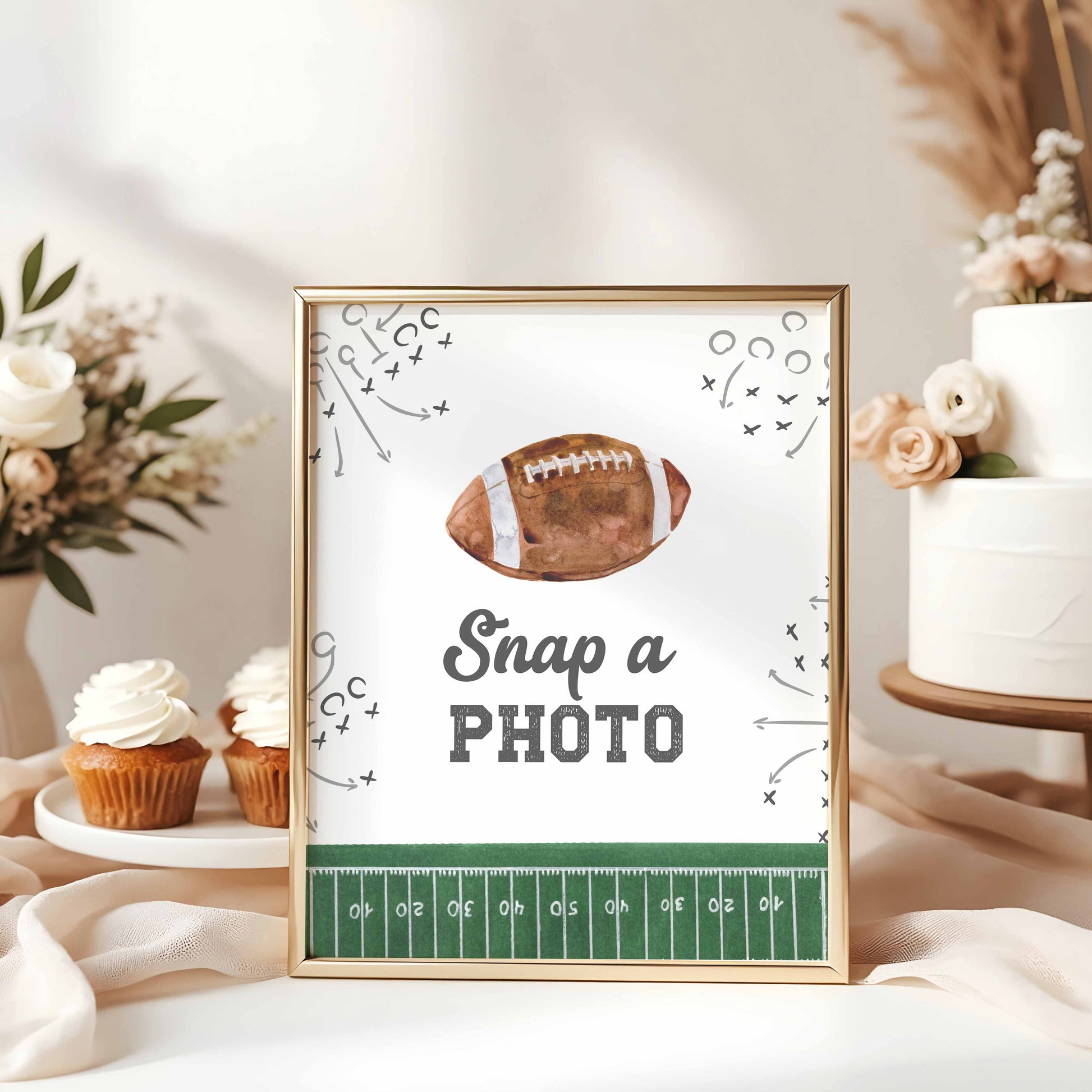Snap A Photo Party Sign Printable by High Peaks Studios