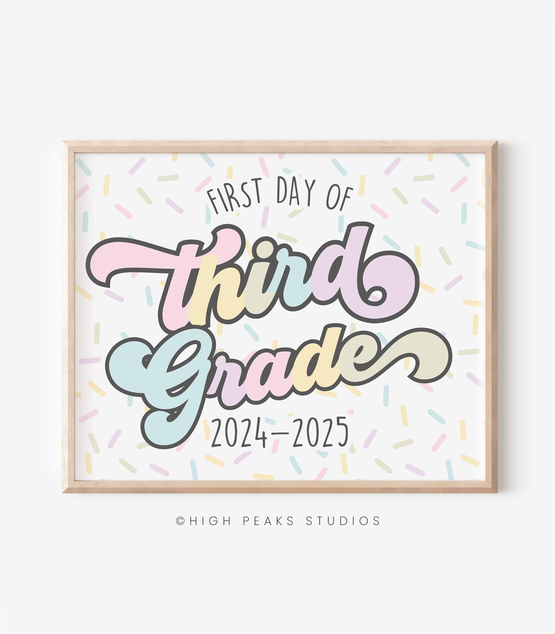 First Day Of Third Grade Sign Free Printable First Day Of Third Grade Sign Free Printable