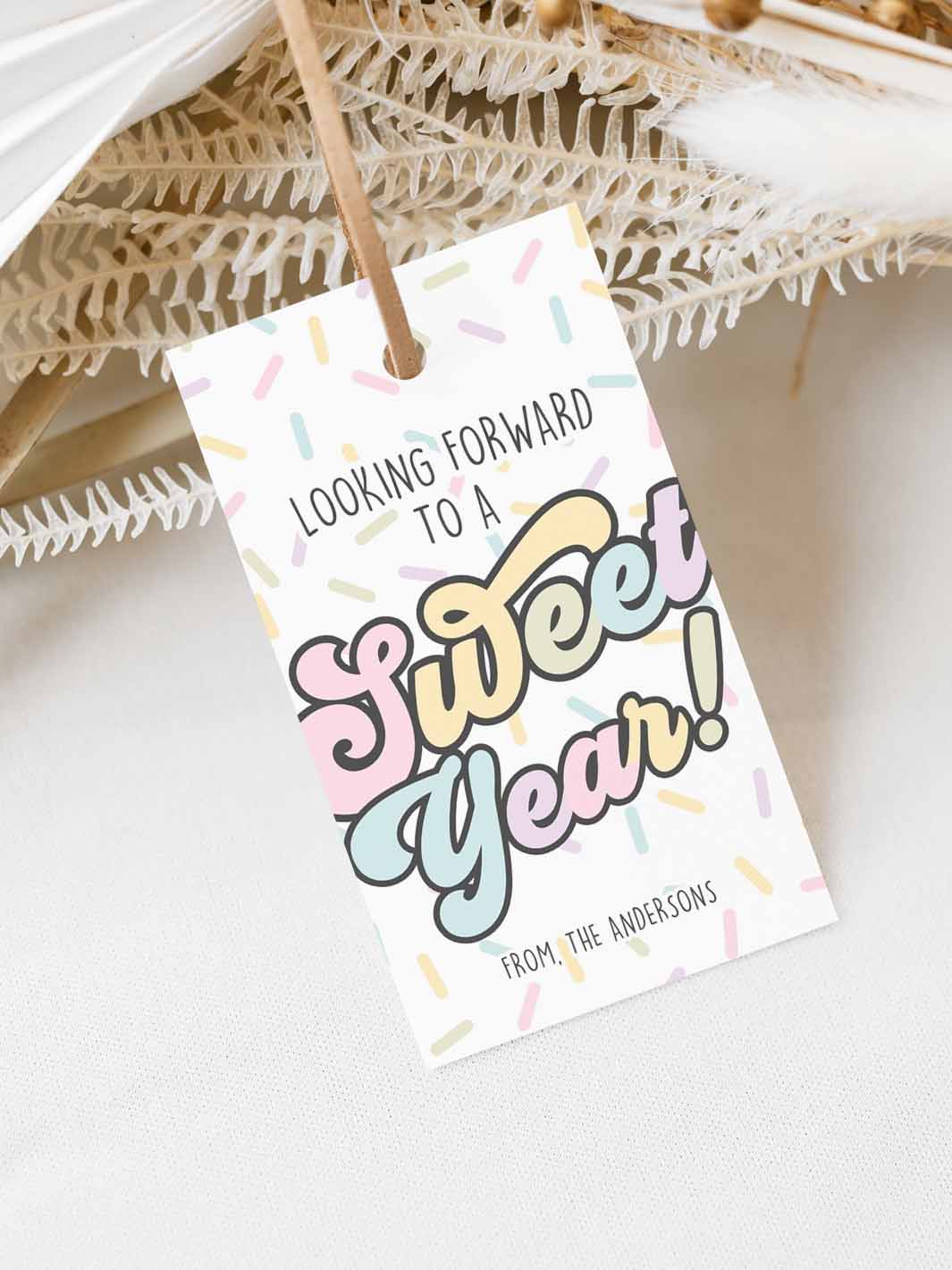 Sweet Year Back To School Gift Tag - High Peaks Studios