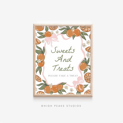 Sweets And Treats Party Sign Printable By High Peaks Studios