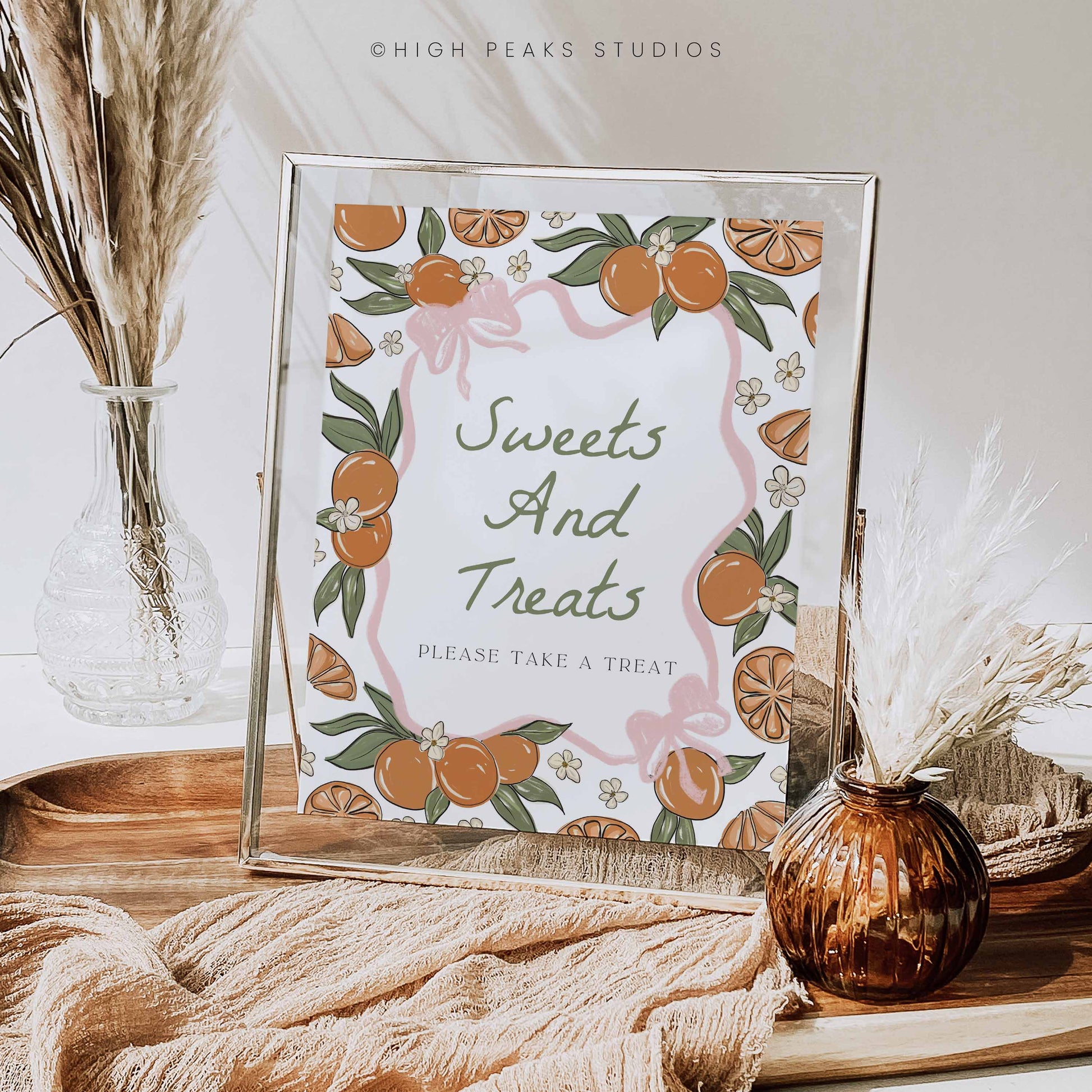 Sweets And Treats Party Sign Printable By High Peaks Studios