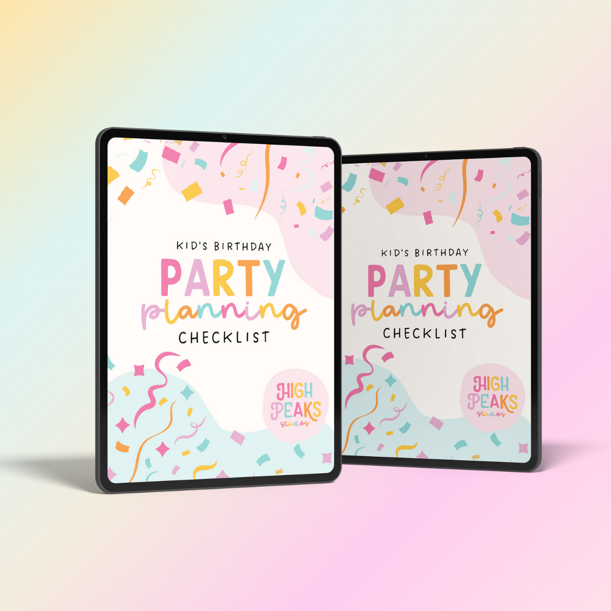 Party Planning Checklist - High Peaks Studios