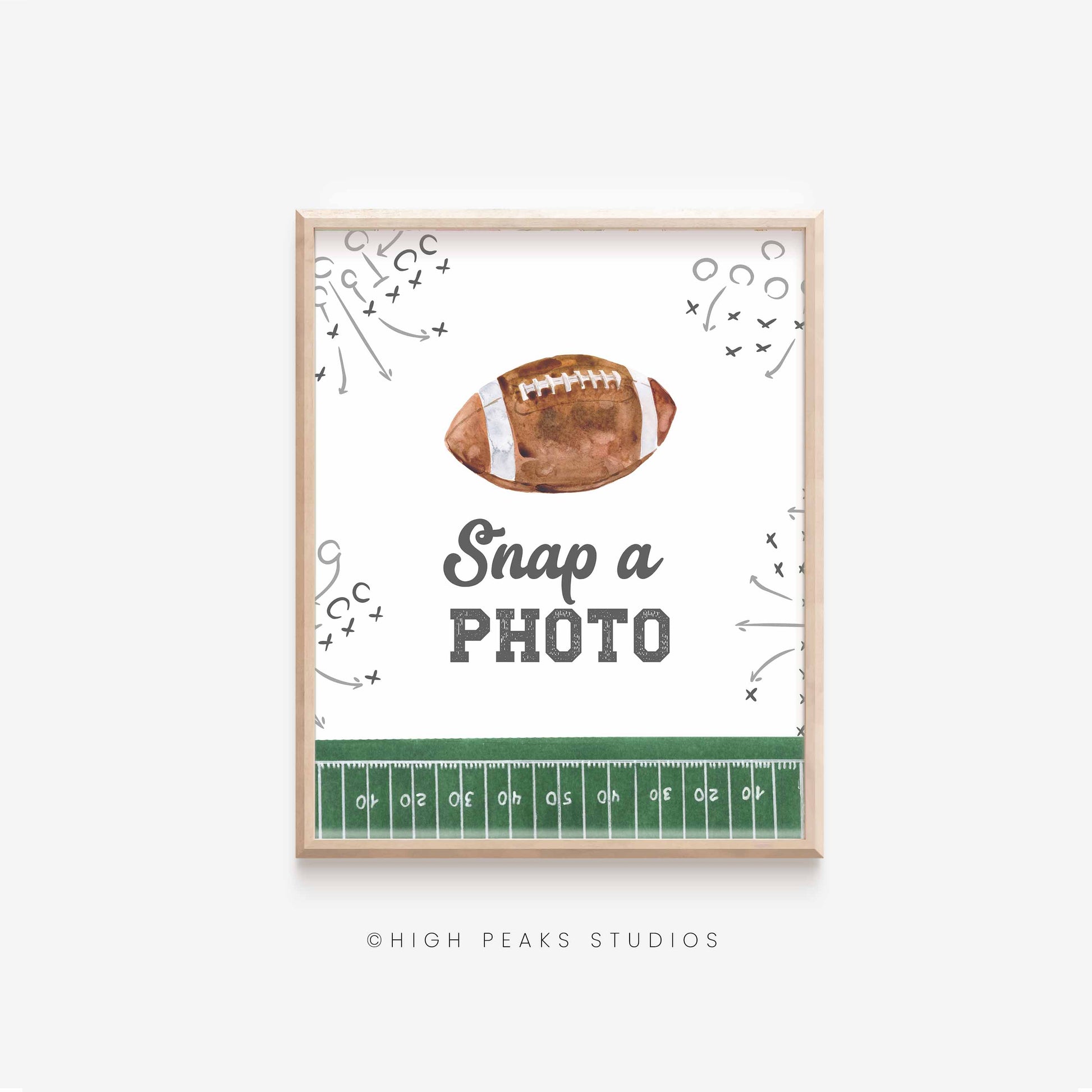 Snap A Photo Party Sign Printable By High Peaks Studios