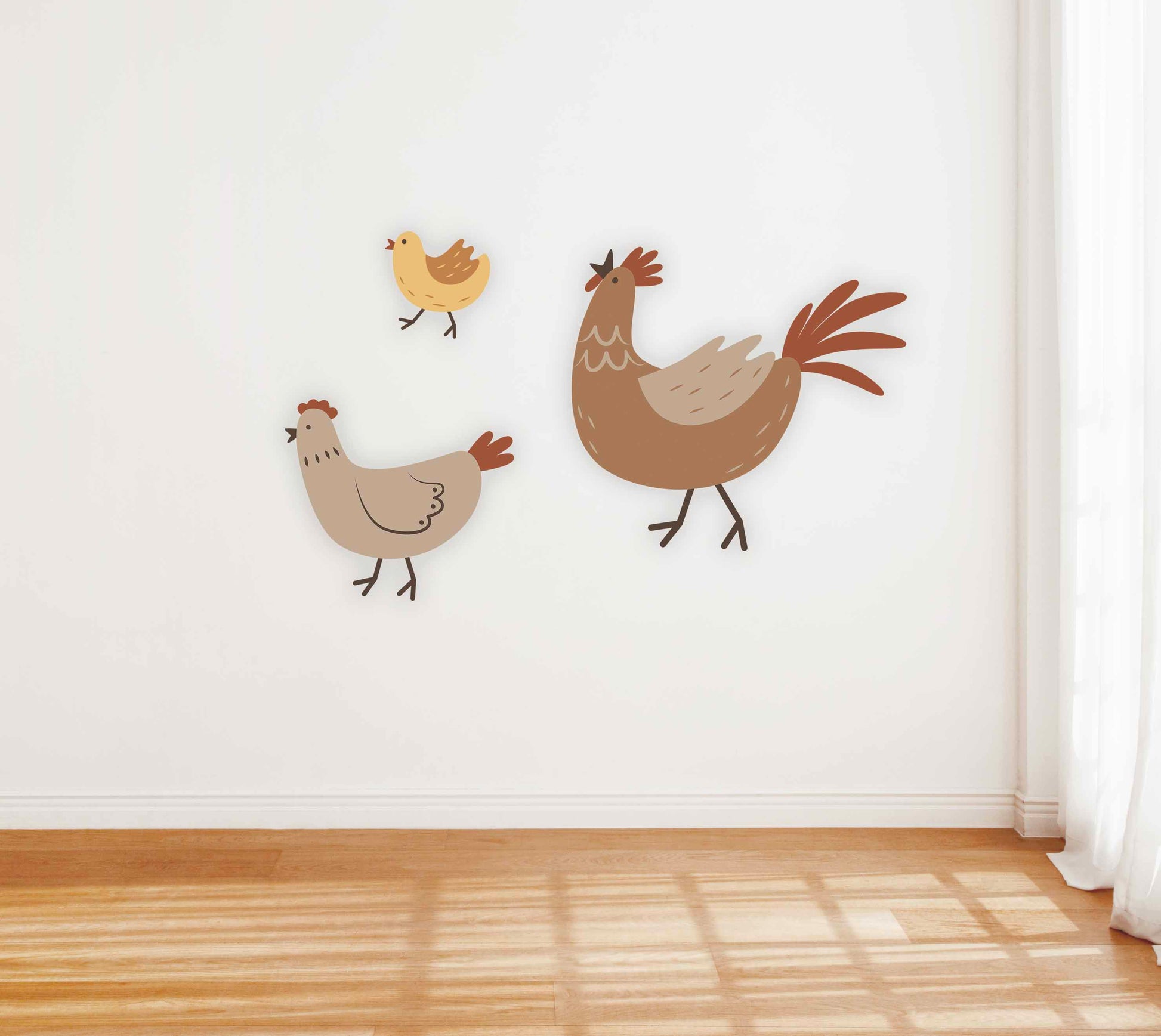 Modern Farm Animal Large Decor Cutouts - High Peaks Studios