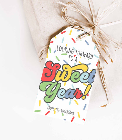 Sweet Year Back To School Gift Tag classic colors - High Peaks Studios