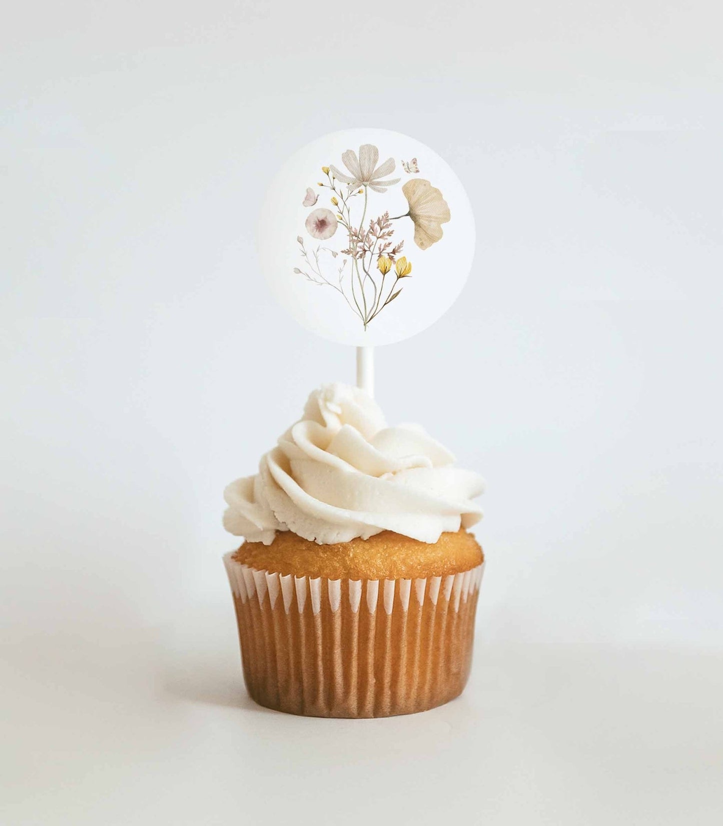 Wildflower Cupcake Toppers - High Peaks Studios