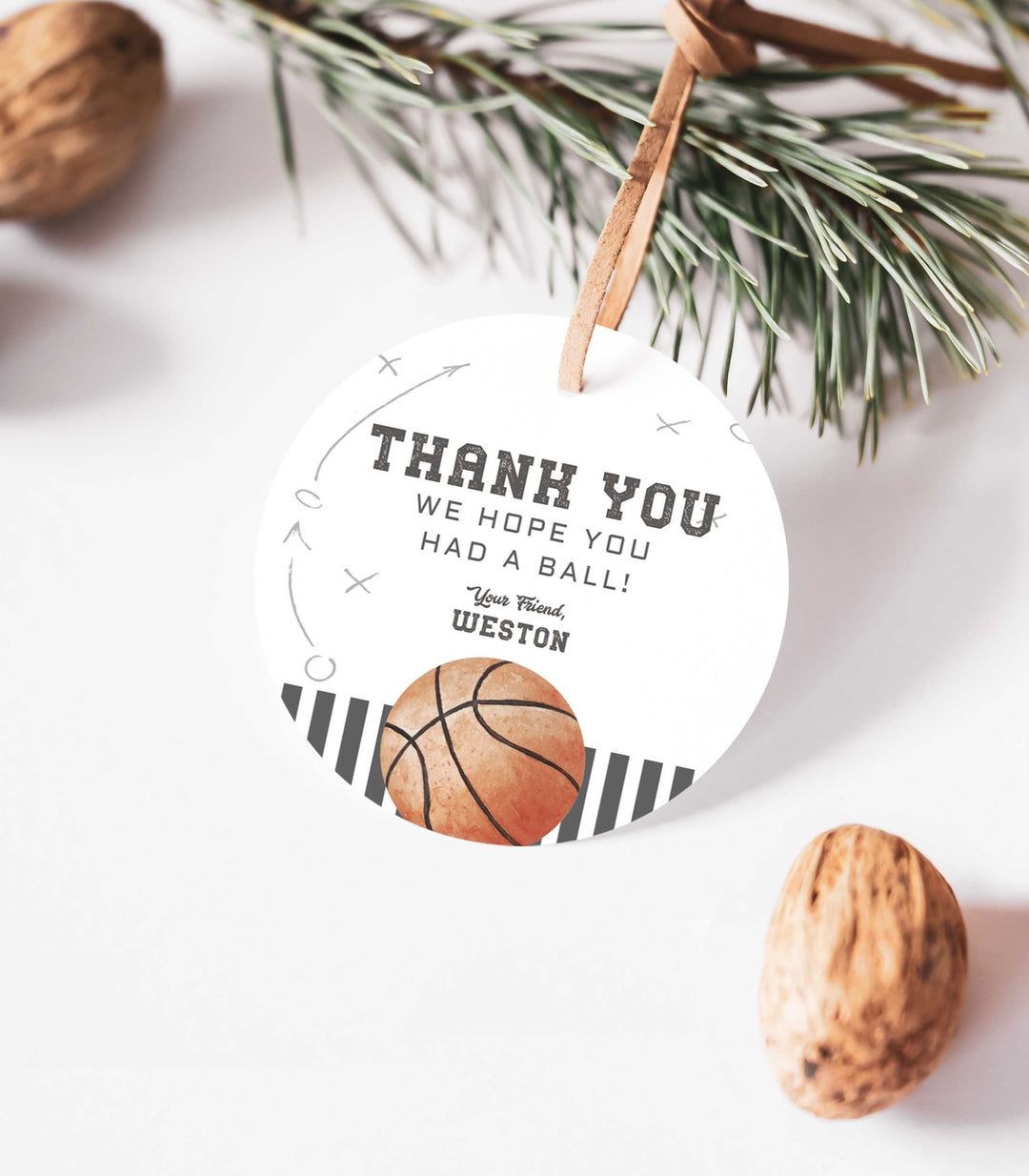Basketball Party Favor Tags and Sticker Printables – High Peaks Studios