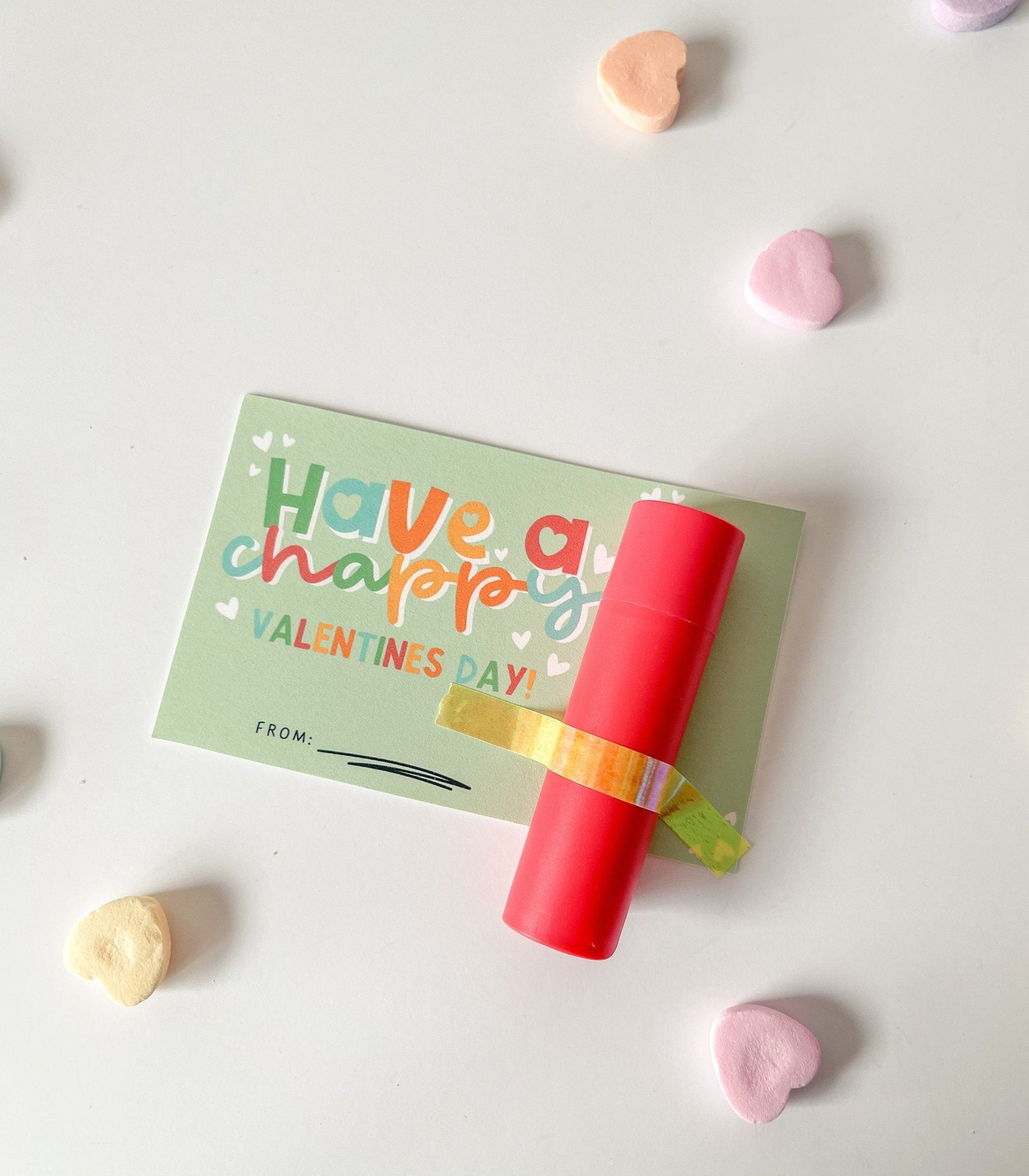 Chapstick Kids Valentine Printables - High Peaks Studios