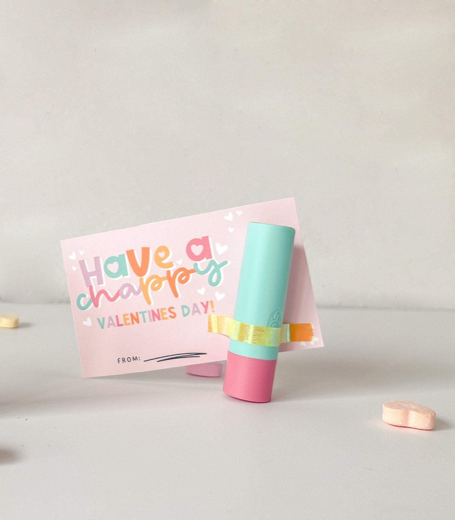 Chapstick Kids Valentine Printables - High Peaks Studios