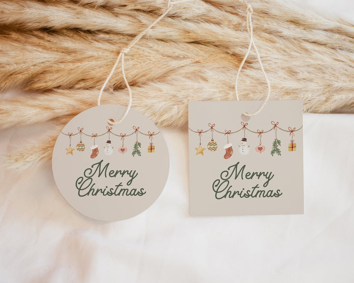Christmas Gift Tags Set of 10 Printables - High Peaks Studios