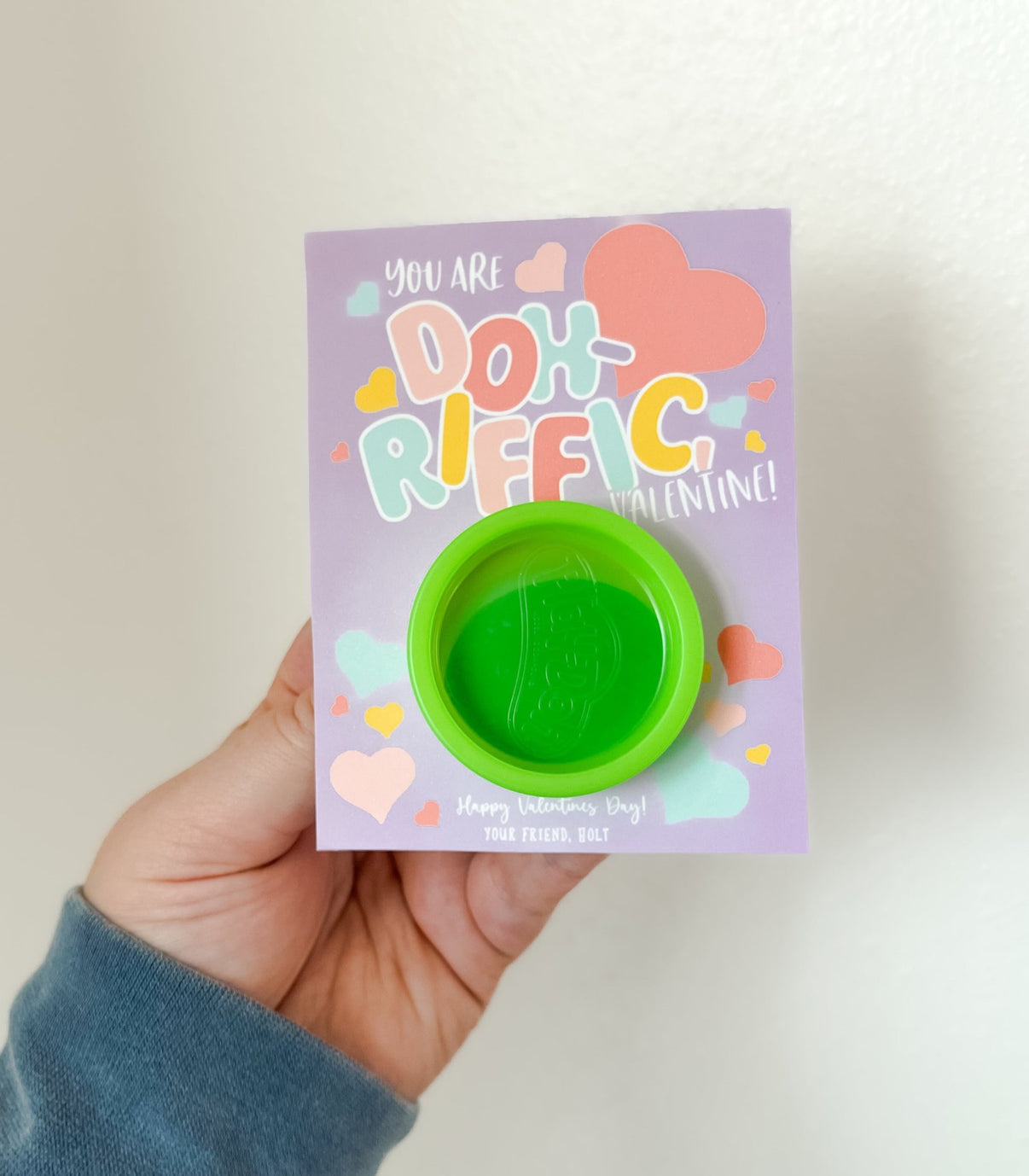 Classroom PlayDoh Valentine Printables – High Peaks Studios LLC